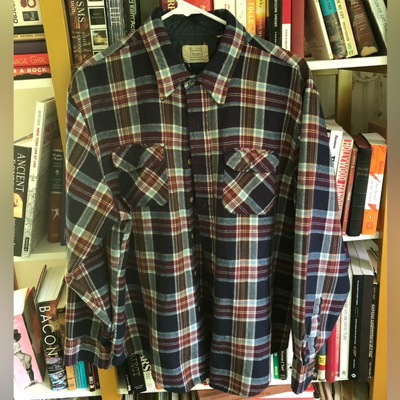 Vintage Sears Flannel - Picture 1 of 5
